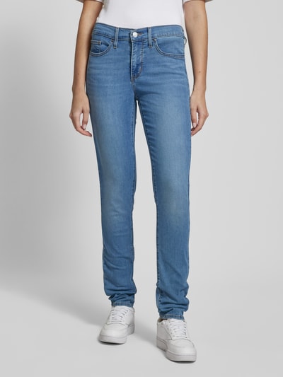 Levi's® 300 Skinny Fit Jeans im 5-Pocket-Design Hellblau 4
