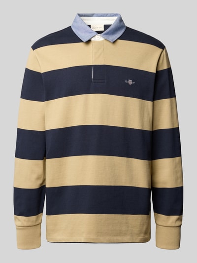 Gant Sweatshirt mit gerippten Ärmelabschlüssen Beige 2