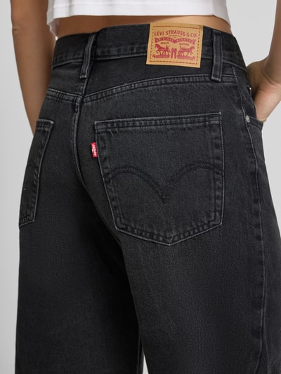 Levi's® Regular Fit Jeansshorts aus reiner Baumwolle Modell 'MIDDY JORT' Black 3