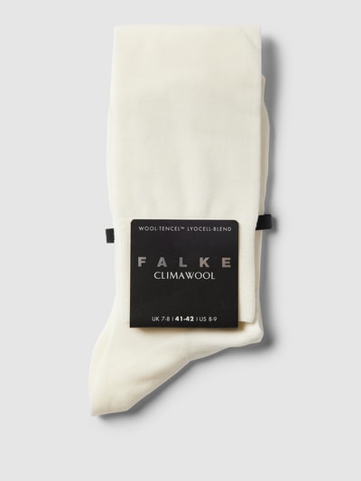 Falke Kniekousen met scheerwol, model 'ClimaWool' Offwhite - 3