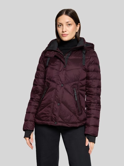 Gil Bret Regular Fit Steppjacke mit abnehmbarer Kapuze Kirsche 4