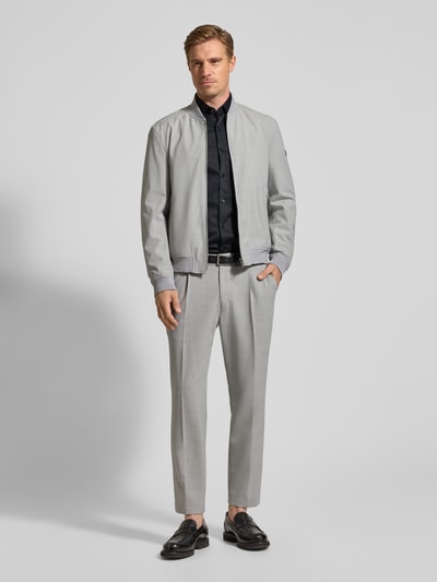 BOSS Slim Fit Businesshemd aus reiner Baumwolle Modell 'HANK' Black 1