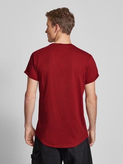 G-Star Raw T-Shirt mit Label-Print Rot 5