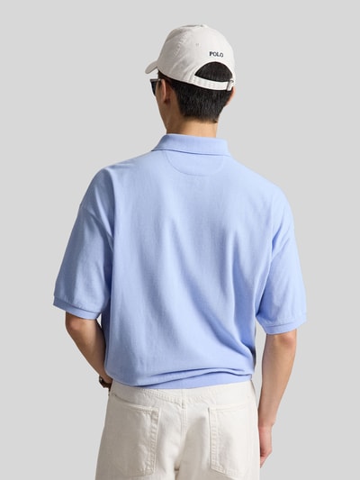 Polo Ralph Lauren Loose Fit Poloshirt aus reiner Baumwolle Bleu 5