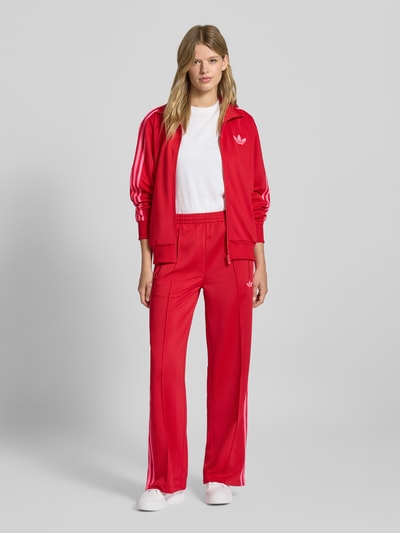 adidas Originals Trainingsbroek met elastische band en labelstitching Rood - 1