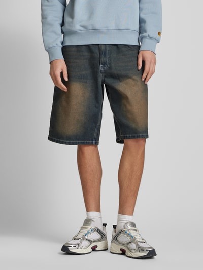 KARL KANI Baggy fit korte jeans in 5-pocketmodel Zwart - 4