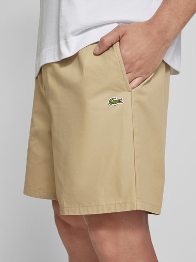 Lacoste Shorts mit elastischem Bund Beige 3