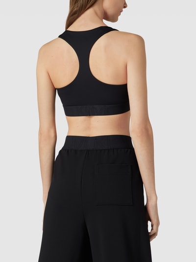 Calvin Klein Performance Bustier met racerback, model 'Medium Support Sport' Zwart - 5