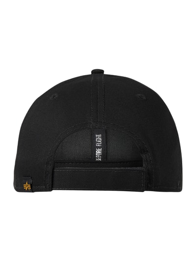 Alpha Industries Cap mit Logo Black 2