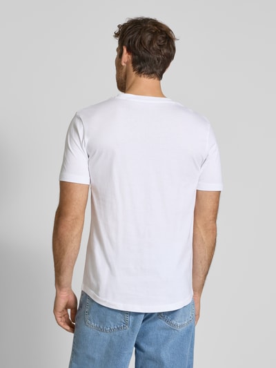 Tom Tailor Denim Regular Fit T-Shirt aus reiner Baumwolle Weiss 5