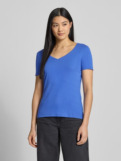 Christian Berg Woman T-shirt met V-hals Blauw - 4