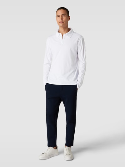 Tiger of Sweden Poloshirt mit Seitenschlitzen Weiss 1
