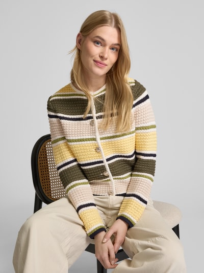 Zero Cardigan mit durchgehender Knopfleiste Beige 3