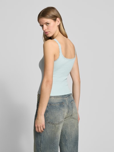 Review Tanktop mit Schleifen-Detail Bleu 5