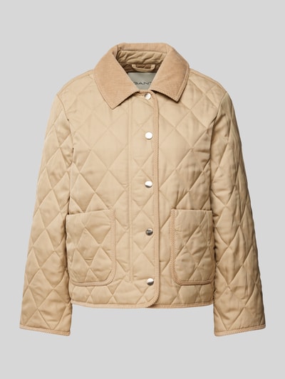 Gant Gewatteerd jack met opgestikte zakken Beige - 2