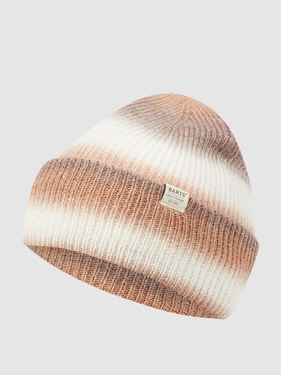 Barts Beanie mit Allover-Muster Mittelbraun Mel 1