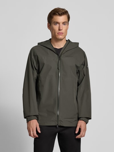 PEAK PERFORMANCE Jack met capuchon Olijfgroen - 4