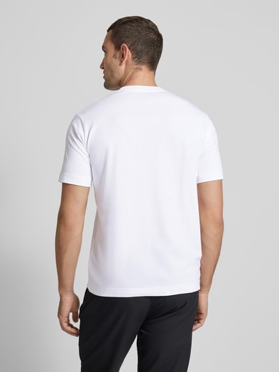 Marc O'Polo T-Shirt mit Label-Print Weiss 5