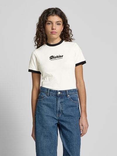 Dickies T-Shirt aus Baumwoll-Mix Modell 'LEWISTOWN' Ecru 4