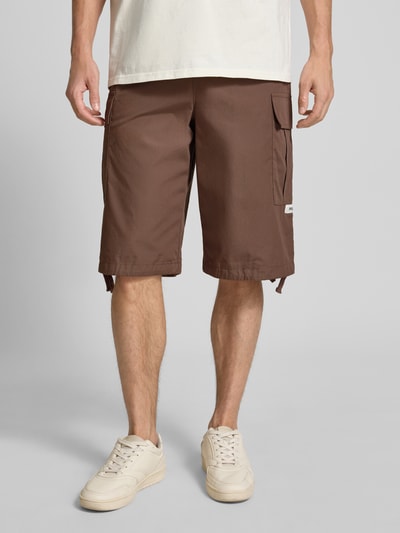 Pegador Relaxed Fit Bermudas mit Cargo-Taschen Modell 'Meeker' Dunkelbraun 4