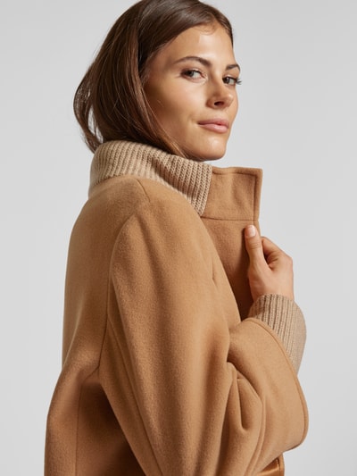 ICONS Cinzia Rocca Wollmantel im Double-Layer-Look Camel 3