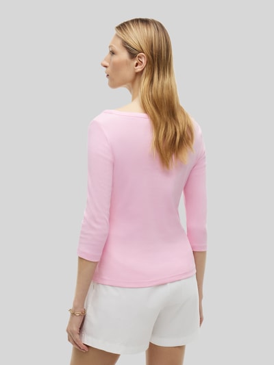 Tommy Hilfiger Regular Fit 3/4-Shirt aus reiner Baumwolle Pink 5
