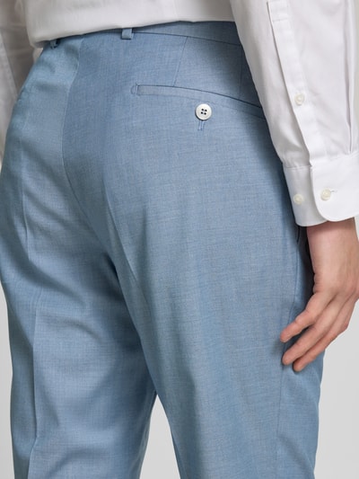 HECHTER PARIS Regular Fit Anzughose mit Paspeltaschen Modell 'X-Tension' Hellblau 3