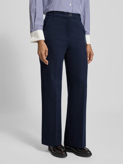Weekend Max Mara Straight leg broek met katoen, model 'ZELOTA' Marineblauw - 4