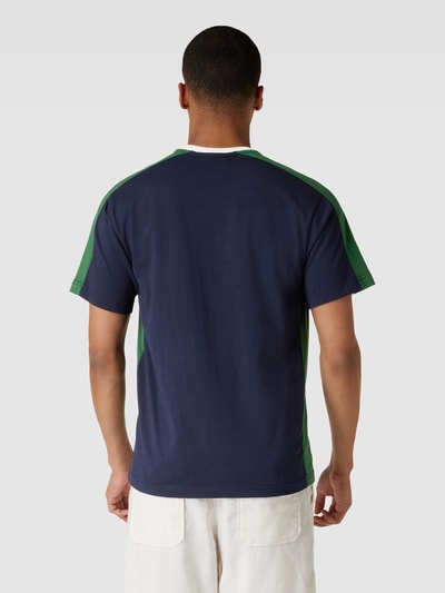 Lacoste T-Shirt im Colour-Blocking-Design Dunkelblau 5