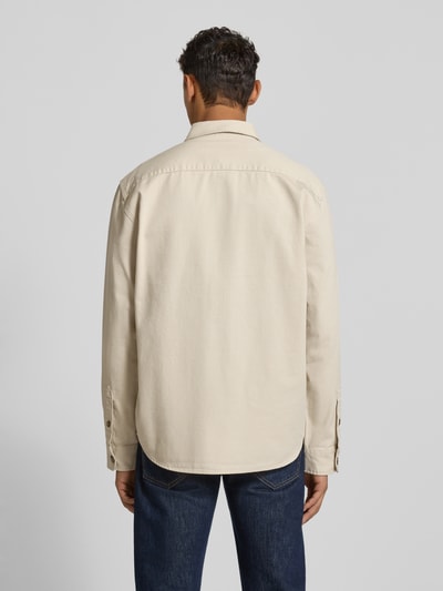 SELECTED HOMME Kurtka koszulowa o kroju regular fit z czystej bawełny model ‘TRAVIS’ Złamany biały 5