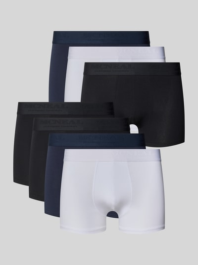 MCNEAL Boxershort van katoenmix in een set van 7 stuks Marineblauw - 1