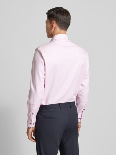 Eterna Comfort fit zakelijk overhemd met kentkraag Rosé - 5