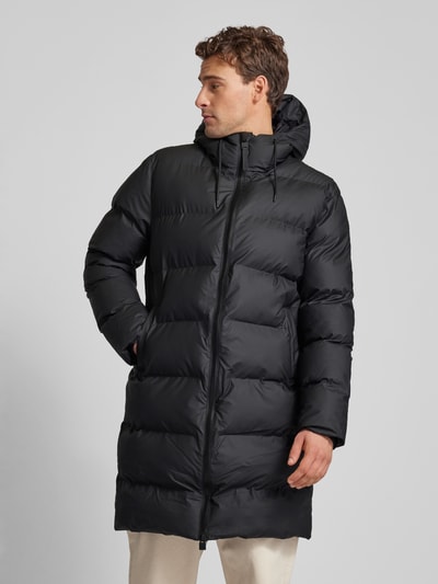 RAINS Steppjacke mit Kapuze Modell 'ALTER' Black 4