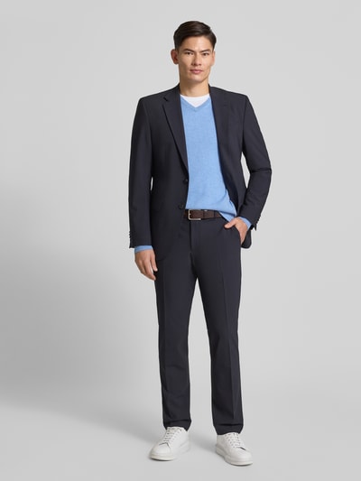 Fynch-Hatton Regular Fit Pullover mit Kaschmir-Anteil Modell 'Merino' Hellblau 1