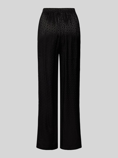 BOSS Straight Leg Pyjama-Hose mit elastischem Bund Black 3