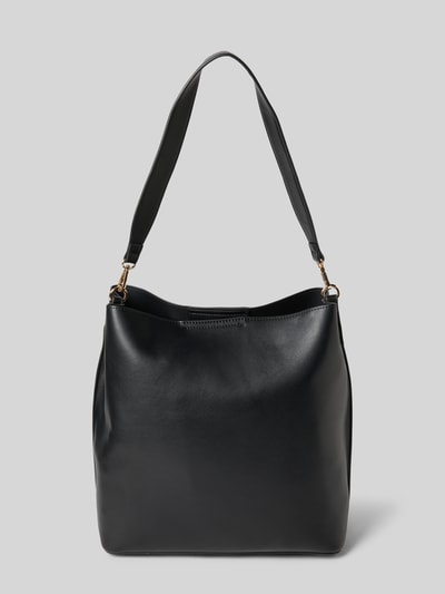 Seidenfelt Handtasche mit Schulterriemen Modell 'ALUNDA HOBO' Black 4