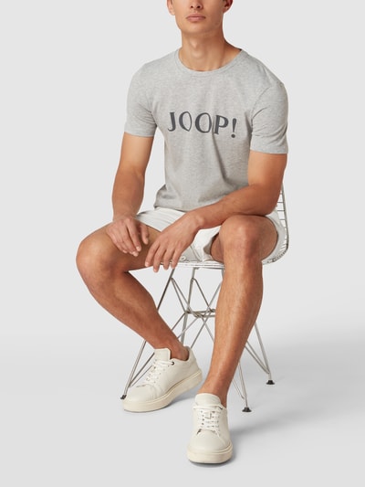 JOOP! Collection T-Shirt mit Label-Print Modell 'Alerio' Silber 1