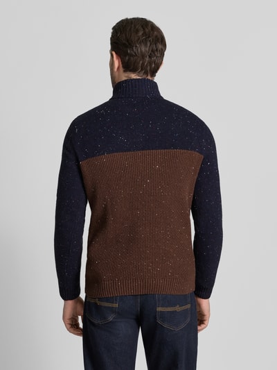 Tom Tailor Regular fit schipperstrui van katoenmix Middenbruin - 5