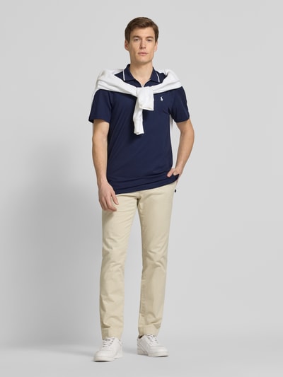 Polo Ralph Lauren Poloshirt mit Label-Stitching Marine 1