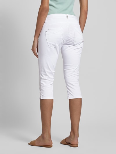 Buena Vista Spodnie capri w jednolitym kolorze model ‘Malibu’ Biały 5