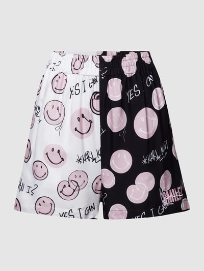 KARL KANI Korte broek met Smiley®-motief Zwart - 2