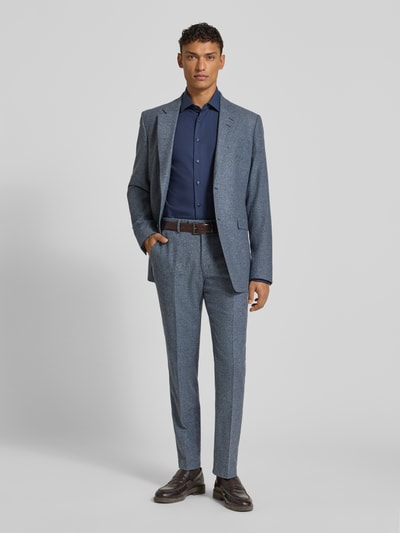 OLYMP Modern Fit Business-Hemd mit Kentkragen Marine 1