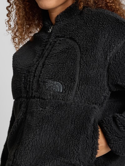 The North Face Fleecejack met labelstitching, model 'EXTREME PILE' Metallic zwart - 3