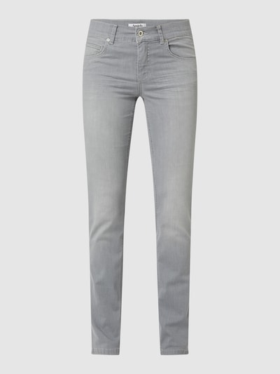 Angels Regular fit jeans met stretch, model 'Cici' Middengrijs - 2