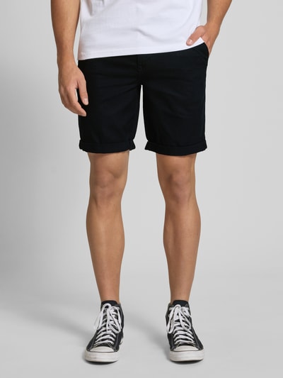 Blend Korte chino van linnenmix Zwart - 4