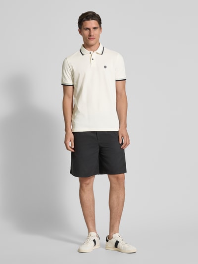 MCNEAL Poloshirt mit Label-Stitching Offwhite 1