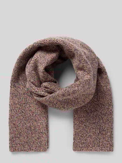 Christian Berg Woman Grobstrick-Schal aus Wolle Altrosa 1