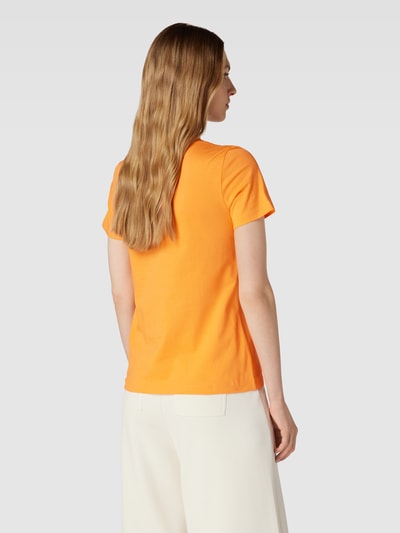 Tom Tailor T-Shirt mit Label-Detail Orange 5