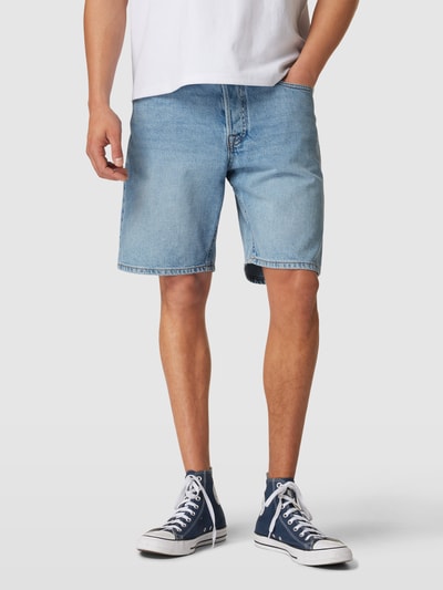 Jack & Jones Bermudy z 5 kieszeniami model ‘CHRIS’ Jeansowy niebieski 4