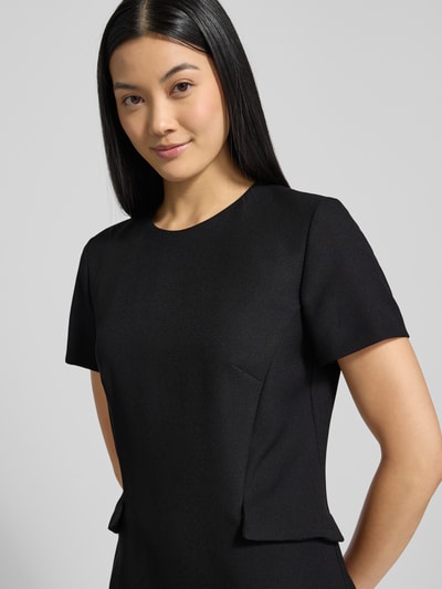 Marc Cain Knielanges Etuikleid mit Rundhalsausschnitt Black 3
